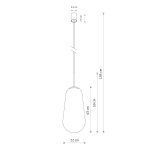 Lampa wisząca PEAR BLACK L 7797 Nowodvorski - zdjęcie 6